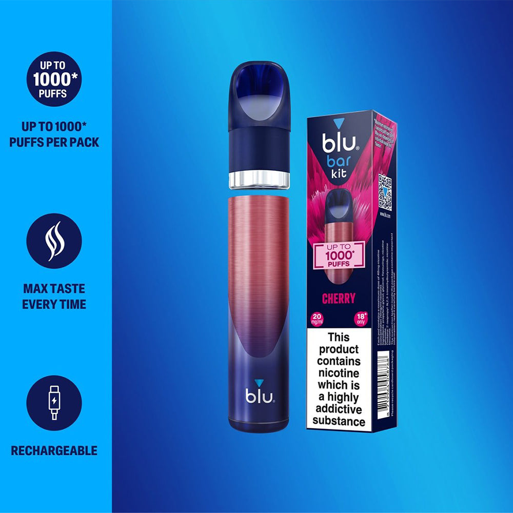 Blu Bar Starter Kit Cherry | Buy Online | Bull Brand Blu Bar Starter Kit Cherry | Buy Online | Bull Brand