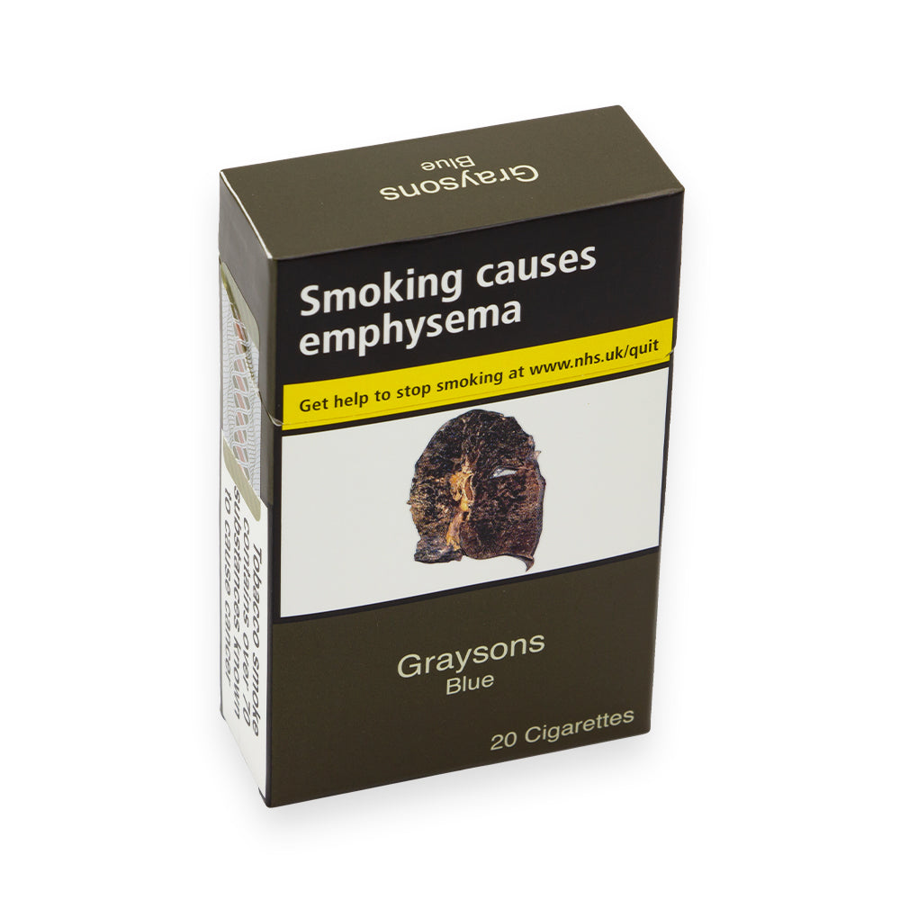 Graysons Blue King Size Filter Cigarettes 20 Pack