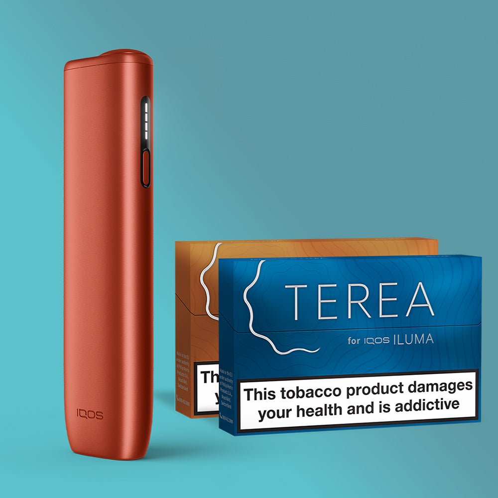 IQOS ILUMA ONE i Starter Kit Vivid Terracotta – Bull Brand