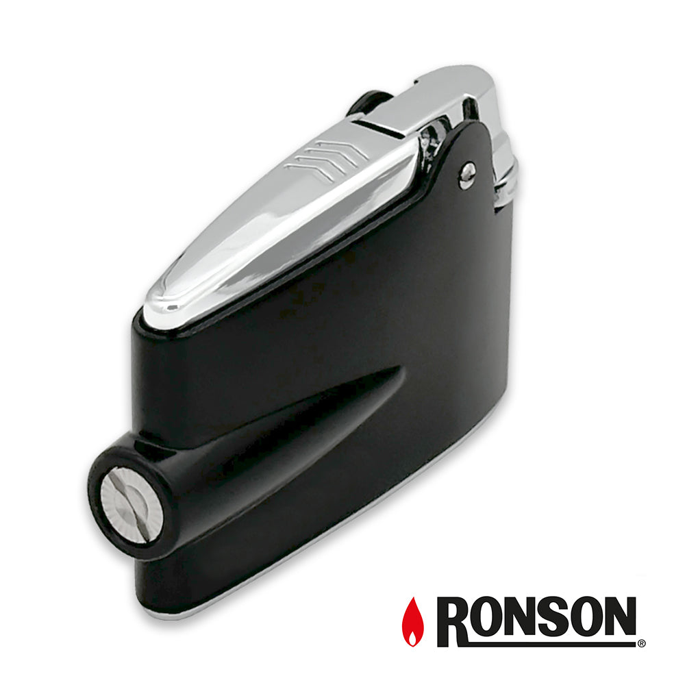 Ronson Premium Varaflame Black Lighter (RFL100004)