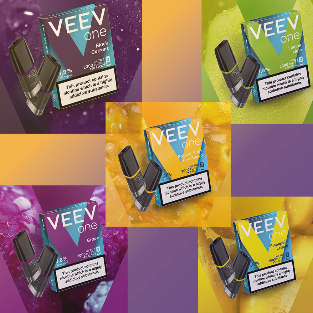 Pod Della Veev Veev ONE Pods Bundle 6 packs for 25.00 Bull Brand Pod Della Veev Veev ONE Pods Bundle 6 packs for 25.00 Bull Brand
