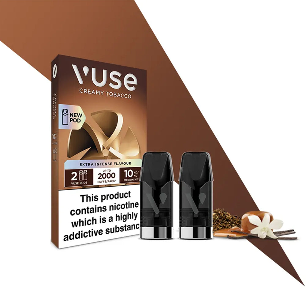 Vuse Pods 10mg Vuse Intense Flavour Pods Creamy Tobacco 2PK - 10mg | Buy Online Vuse Pods 10mg Vuse Intense Flavour Pods Creamy Tobacco 2PK - 10mg | Buy Online