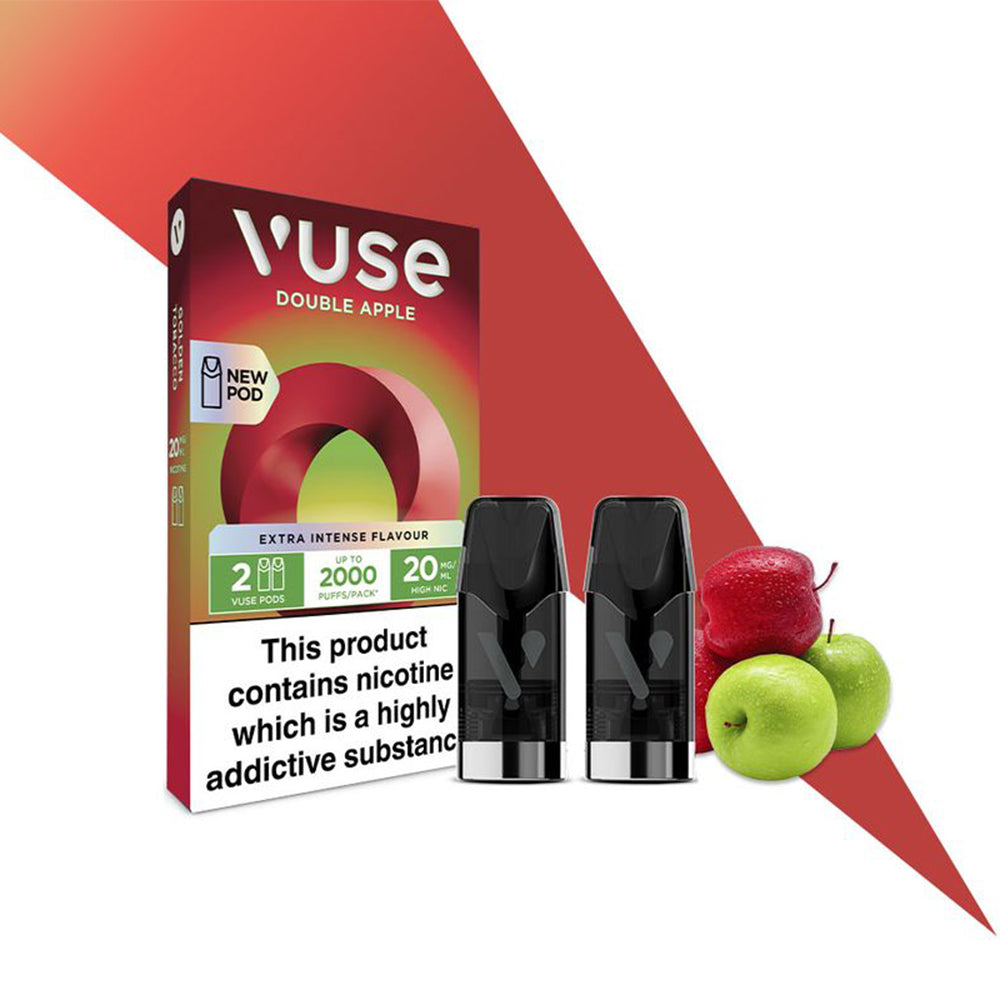 Vuse Intense Flavour Pods Double Apple 2PK - 20mg | Buy Online | Bull Brand Vuse Intense Flavour Pods Double Apple 2PK - 20mg | Buy Online | Bull Brand