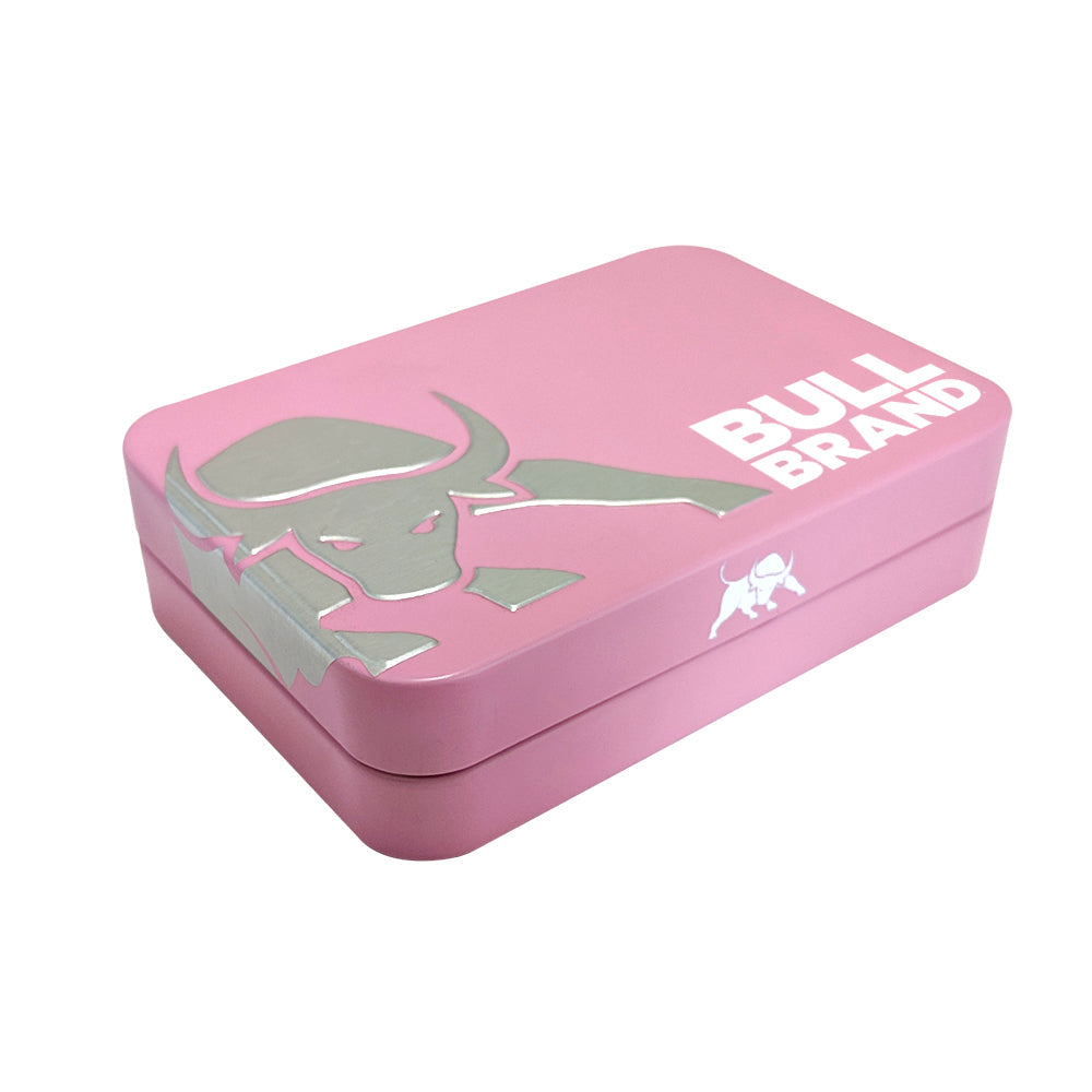 Bull Brand Tobacco Tin Pink