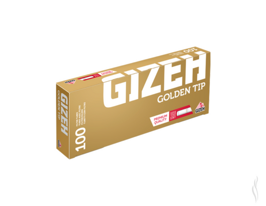 Gizeh Filter Tubes Golden Tips