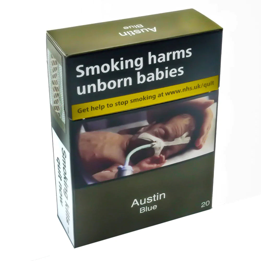 Austin Blue King Size Filter Cigarettes 20 Pack