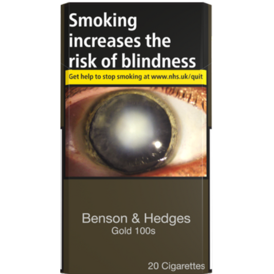 Benson & Hedges Gold '100s' Cigarettes 20 Pack - DISCONTINUED