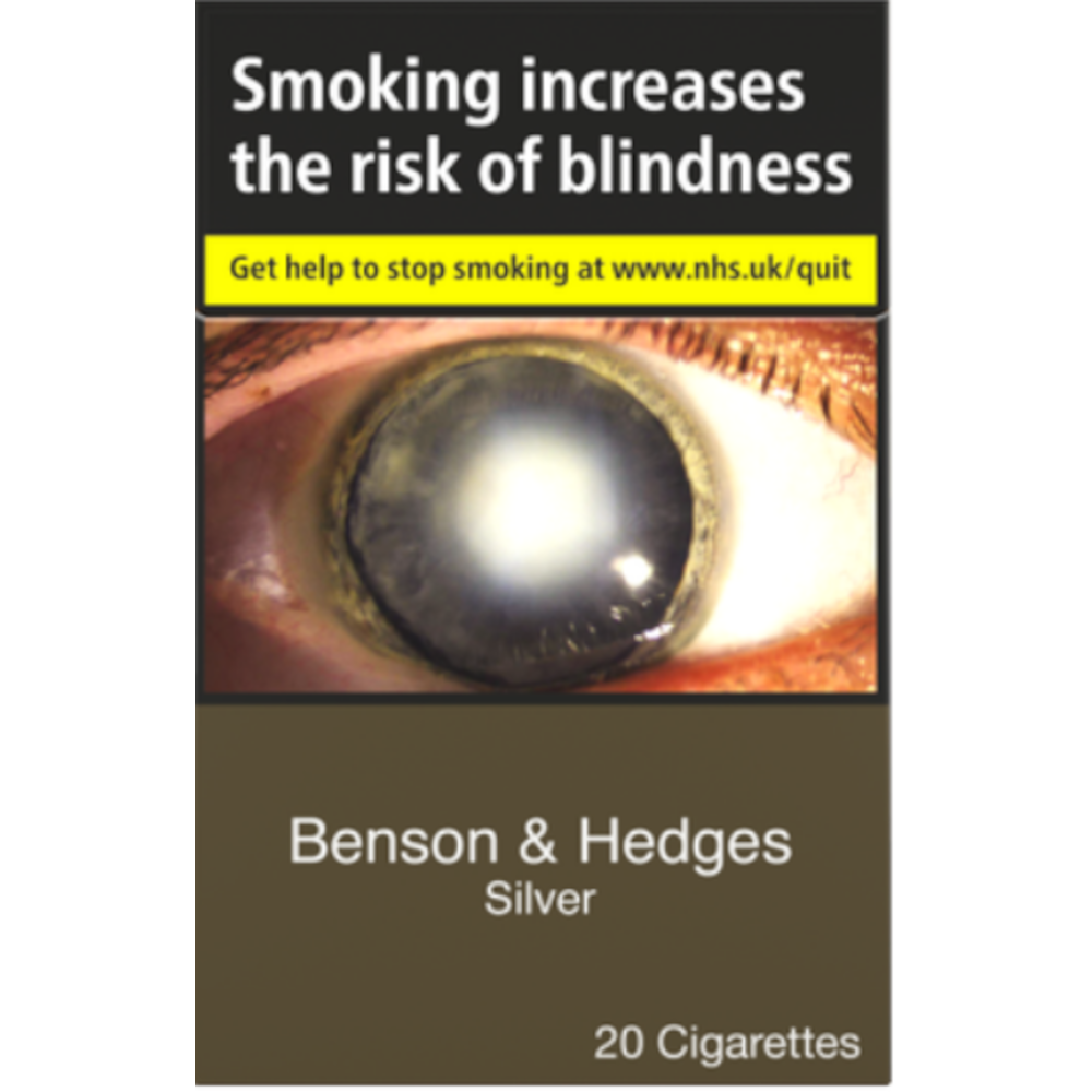 Benson & Hedges Silver Cigarettes 20 Pack