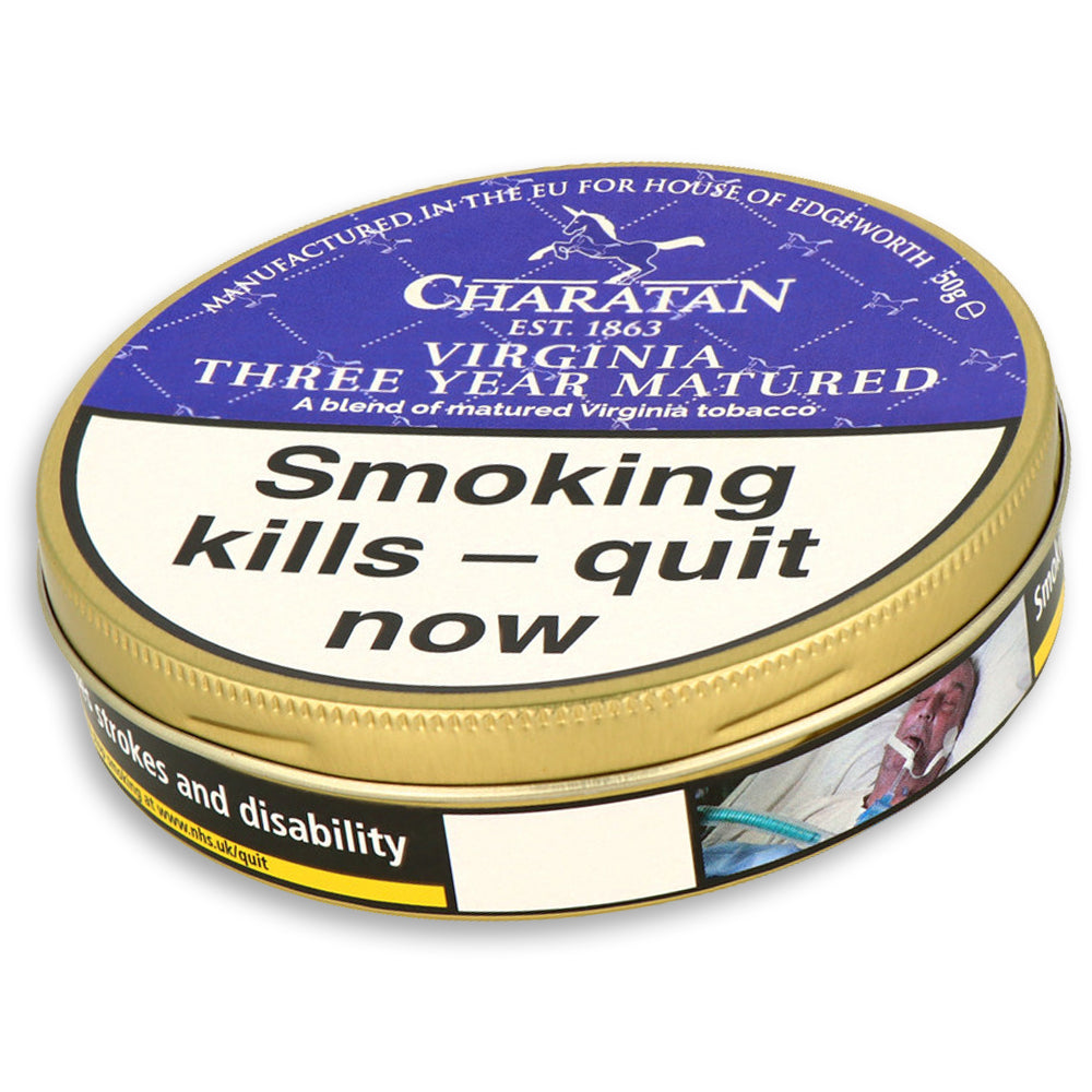 Charatan Virginia Three Year Matured Pipe Tobacco 50g Tin