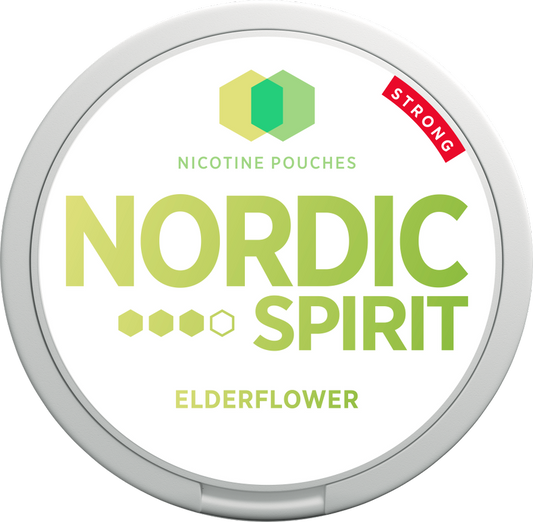 Nordic Spirit Nicotine Pouch Elderflower 9mg Strong