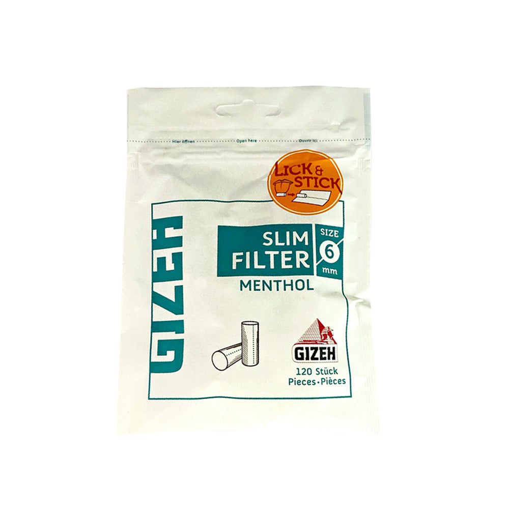 SWAN Menthol extra slim filter, 6mm diameter, 120 filter tips per