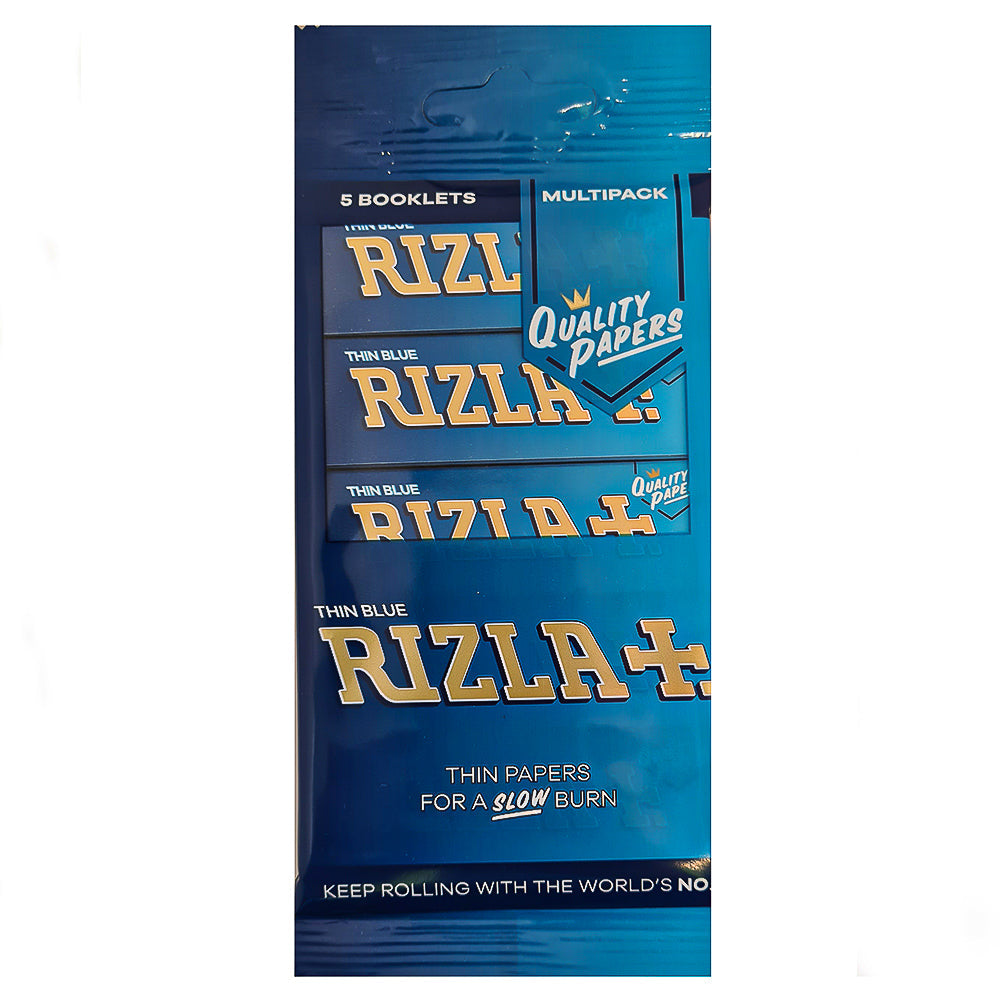 Rizla Blue Rolling Papers Multi Pack Flow Wrapped 5s
