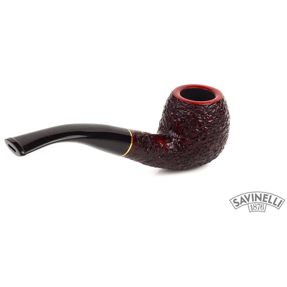 Savinelli Roma 626 Rustic Bent Apple 6mm Fishtail Pipe