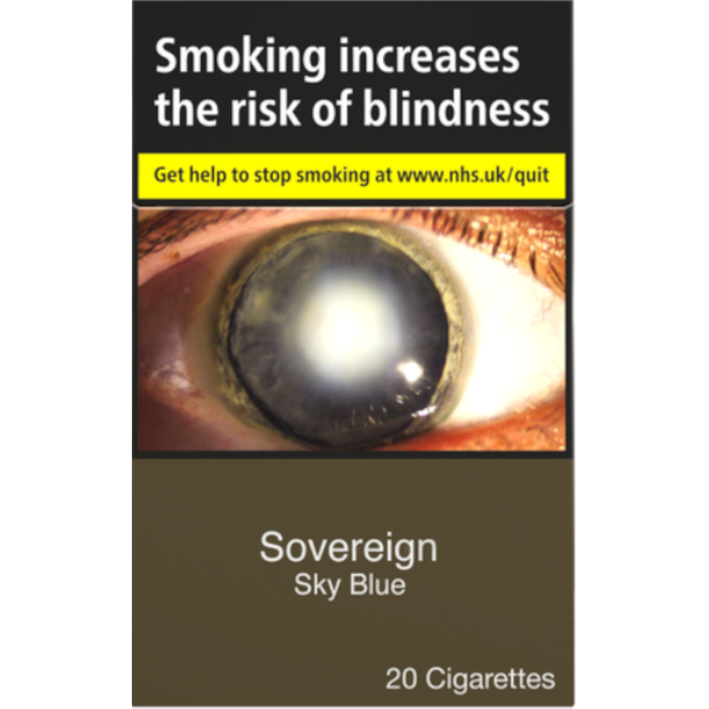 Sovereign Sky Blue Cigarettes 20 Pack