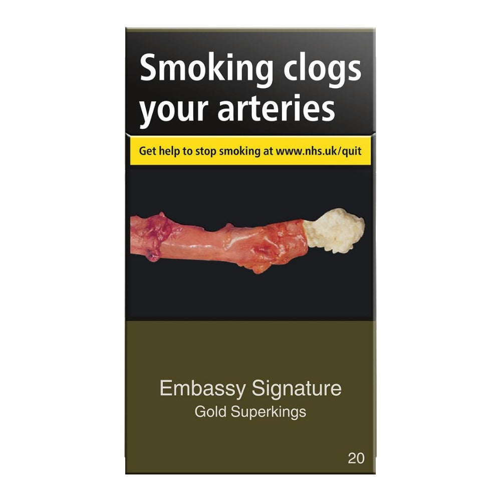 Embassy Signature Gold Superkings 20s Cigarettes