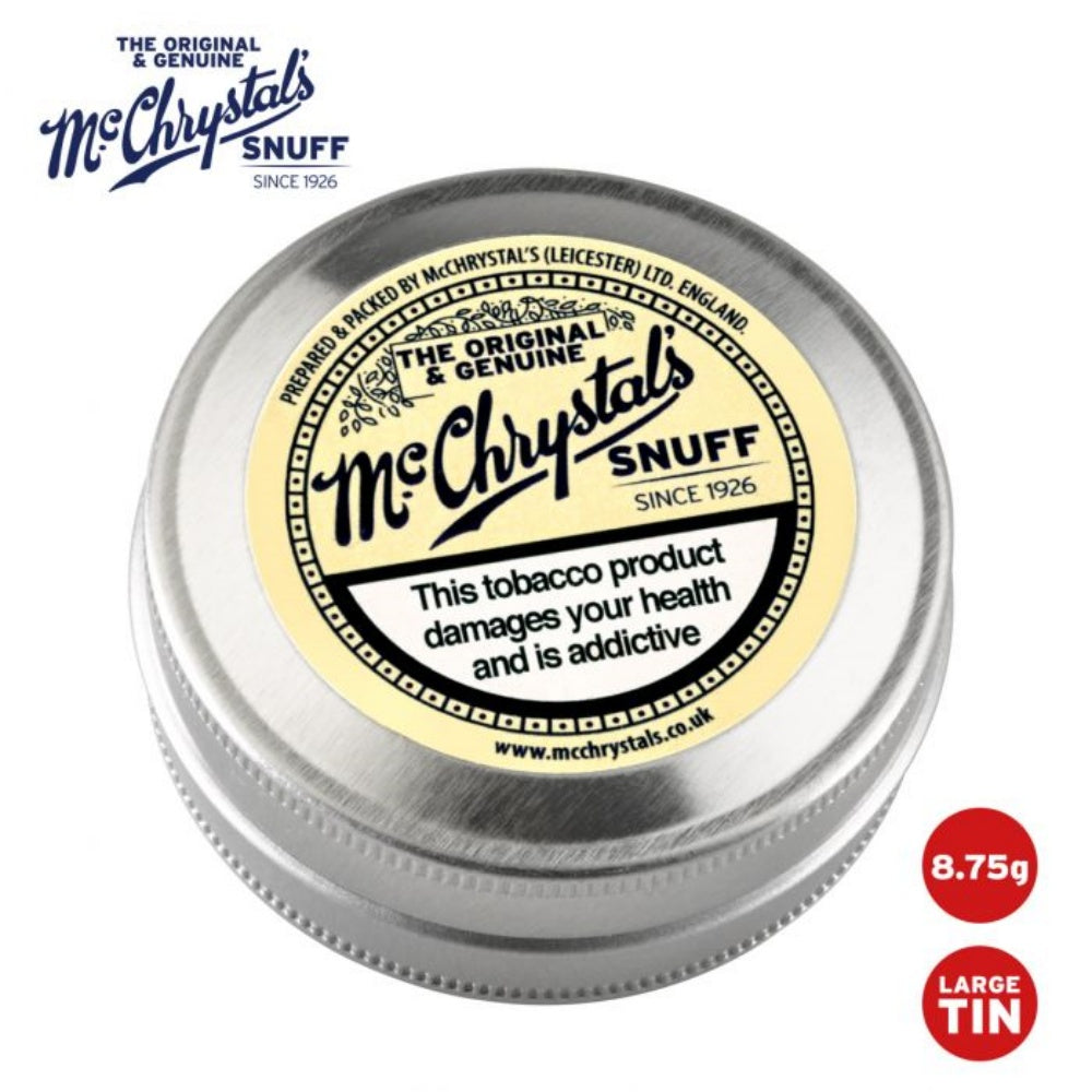 McChrystals Original & Genuine Snuff - Large Tin