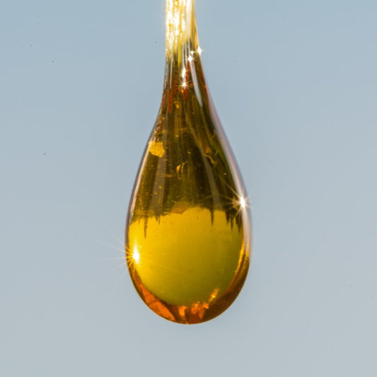 CBD oil droplet