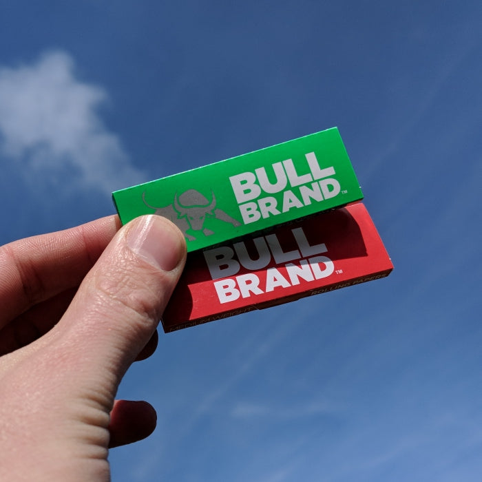 Bull Brand Red and Green Rolling Papers