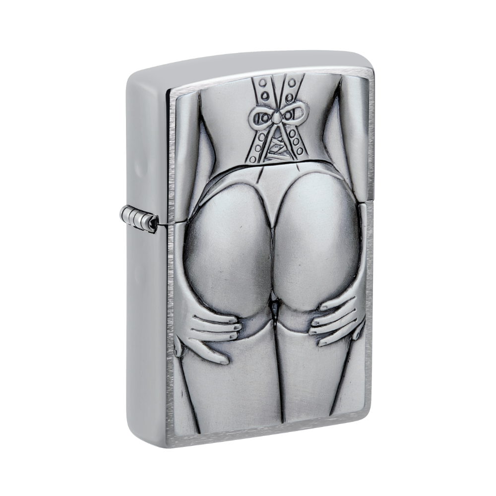 Zippo Lighter - Stocking Girl Emblem