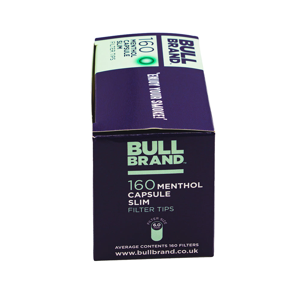 Bull Brand Menthol Capsule Slim Filter Tips