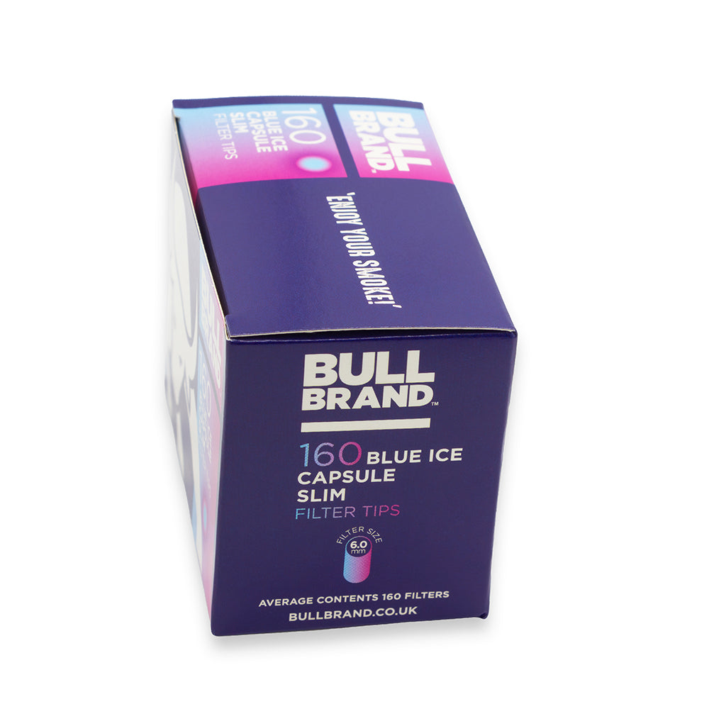 Bull Brand Blue Ice (Berry & Menthol) Capsule Slim Filter Tips
