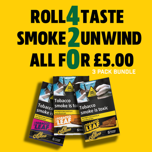 Al Capone Tobacco Leaf 3 Pack Bundle