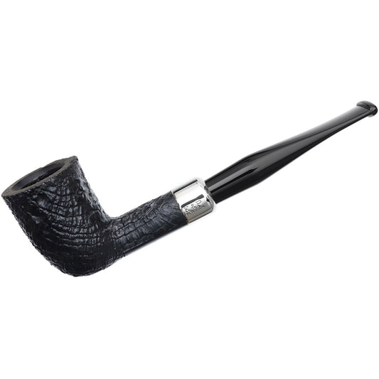 Peterson Army Filter 120 Fishtail Nickel Mounted Pipe Sandblasted