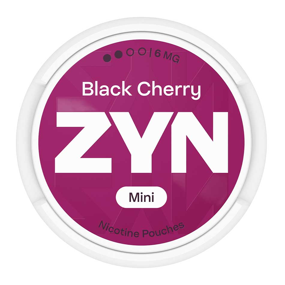 Zyn Nicotine Pouch Black Cherry 6mg Strong MINI