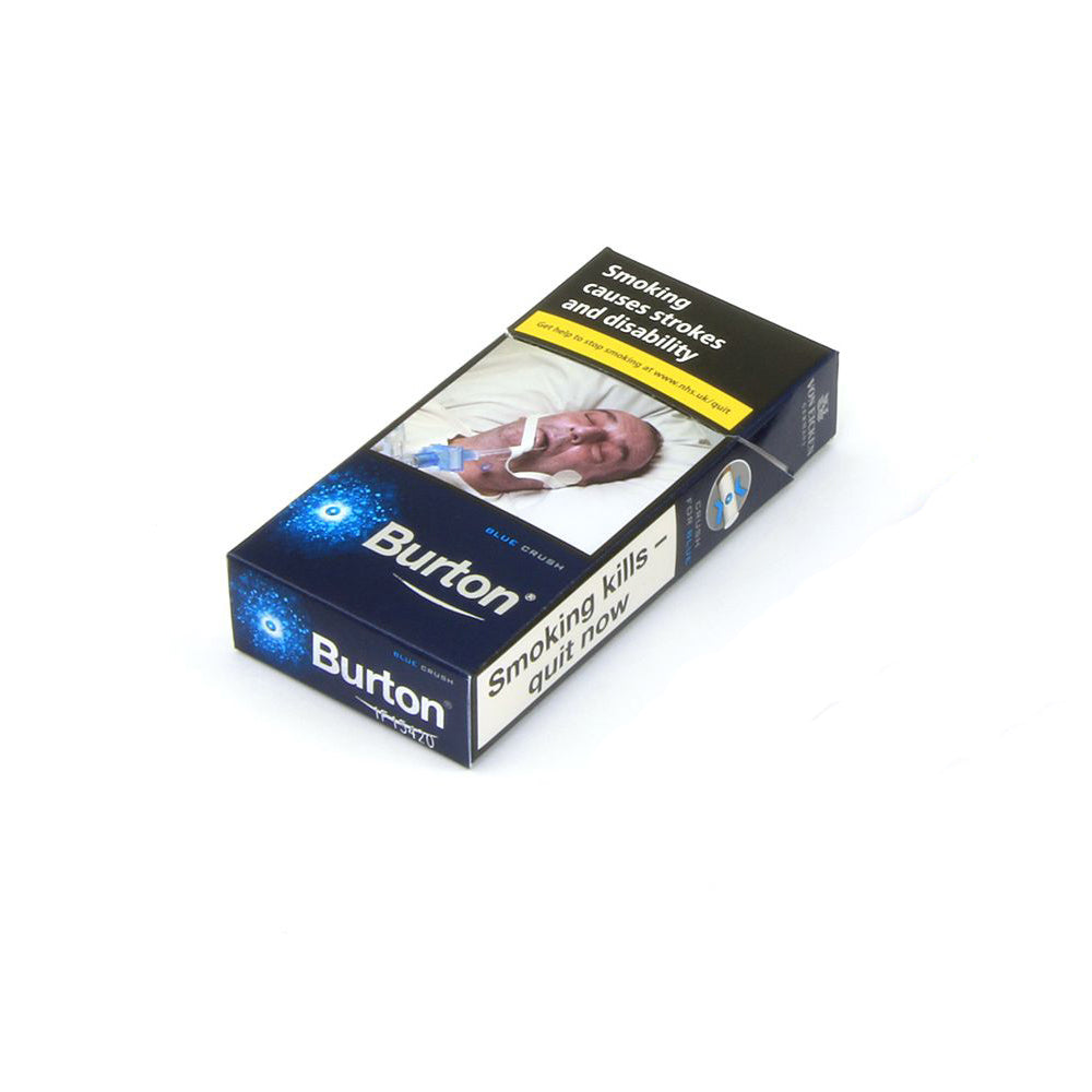 Burton Blue Crushball Cigarillos 10 Pack