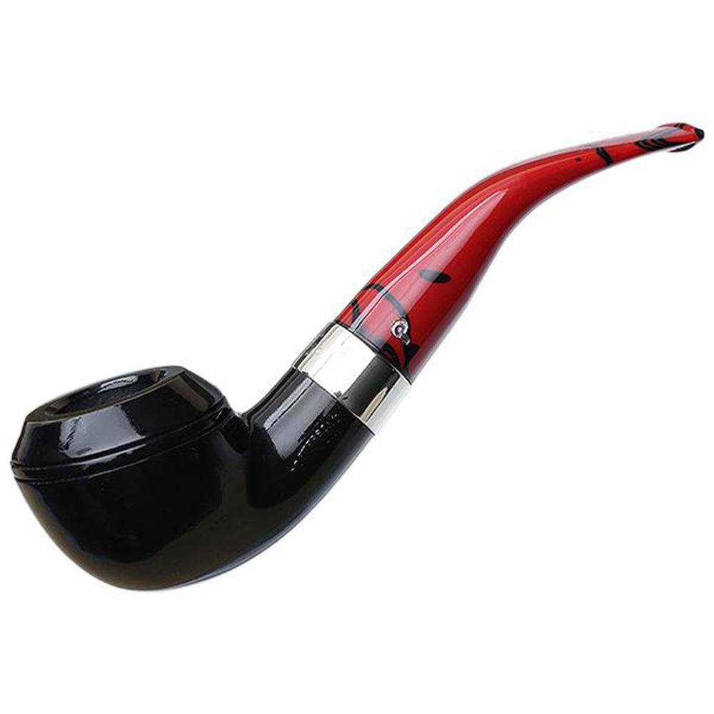 Peterson Dracula 999 Nickel Mounted Fishtail Smooth Pipe