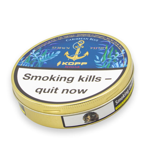 Kopp Caribbean Blue - Seegar Pipe Tobacco 50g Tin
