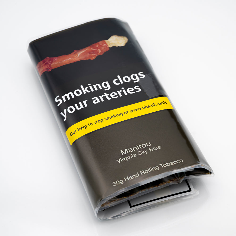 Manitou SKY BLUE Hand Rolling Tobacco 30g (NEW)