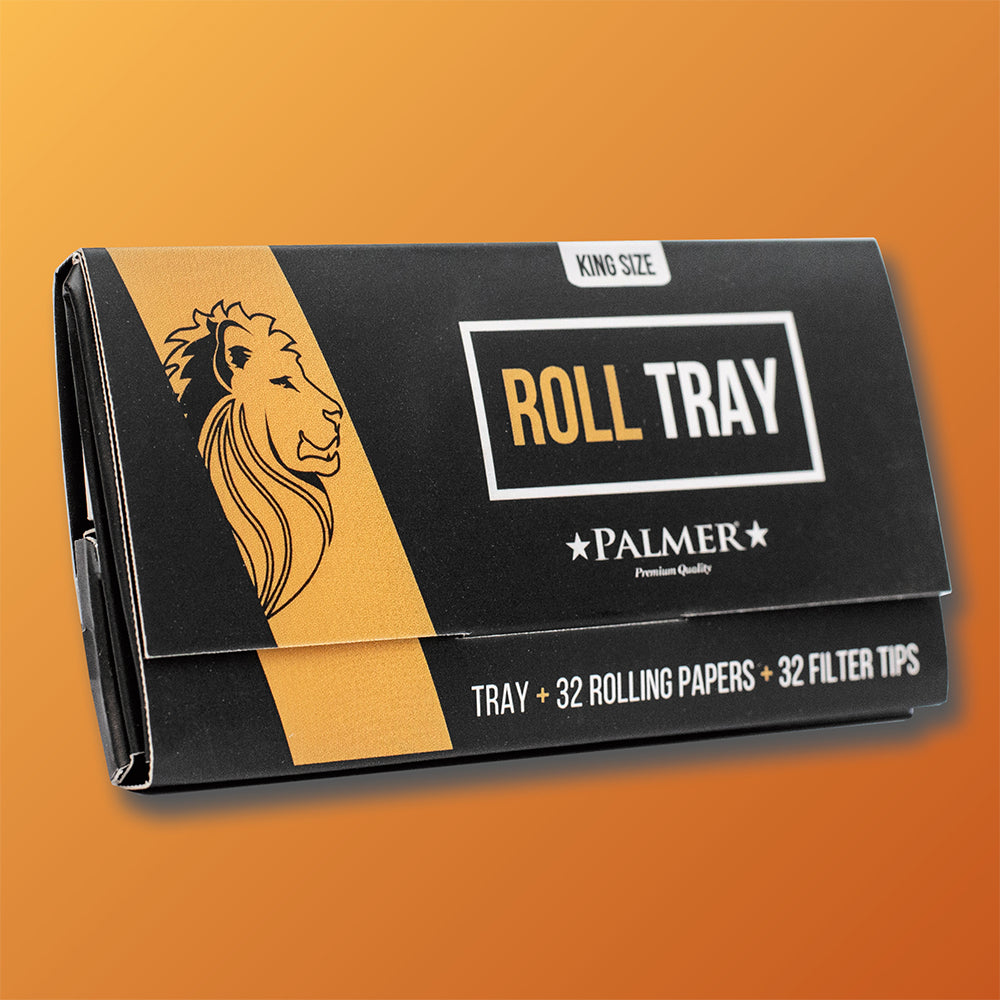 Roll Tray by Palmer King Size Rolling Papers + Paper Tips