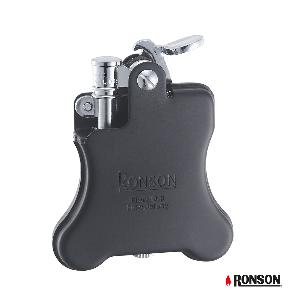 Ronson Banjo Black Flint Oil Lighter (R010027)