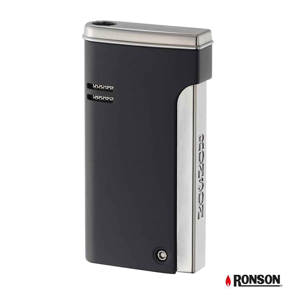 Ronson Dalliance Black Matt Piezo Jet Flame Lighter (R290003)