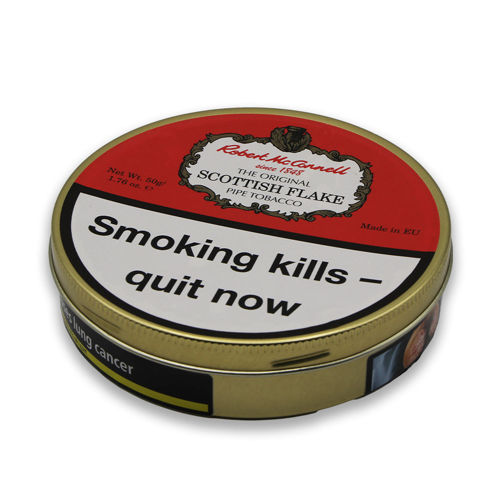 Robert McConnell SCOTTISH FLAKE Pipe Tobacco 50g Tin