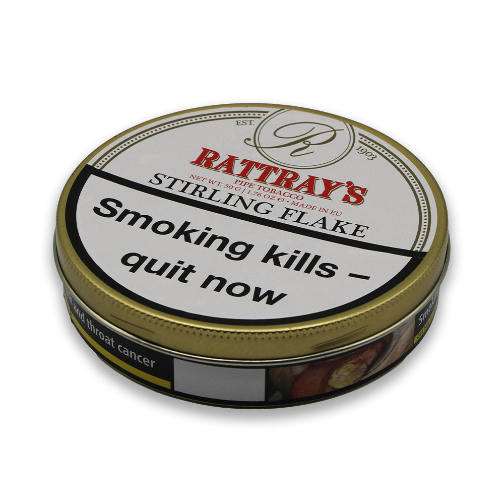 Rattray's STIRLING FLAKE Pipe Tobacco 50g Tin