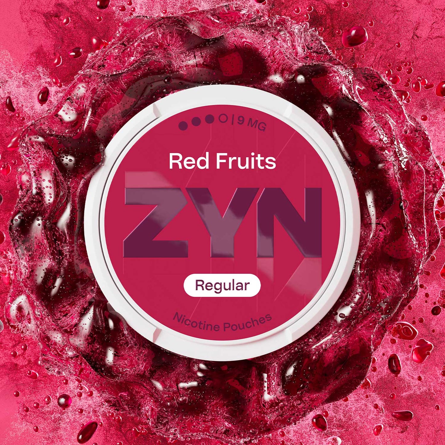 Zyn Nicotine Pouch Red Fruits 9mg Strong