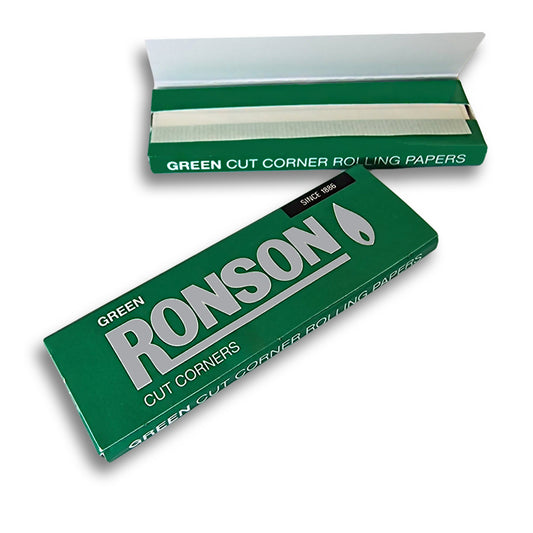 Ronson Green Cut Corner Rolling Papers
