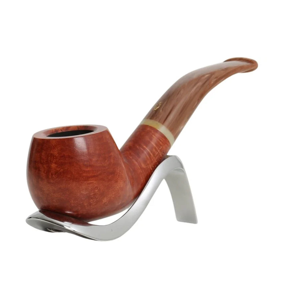 Savinelli Dolomiti 646 Smooth Light Brown Smooth Bent 6mm Pipe