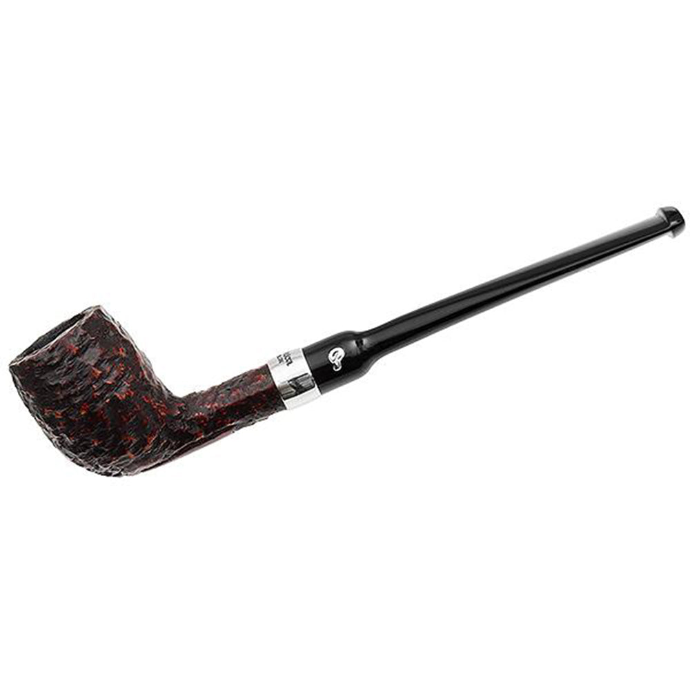 Peterson Belgique Speciality Rusticated Nickel Mounted Fishtail Pipe