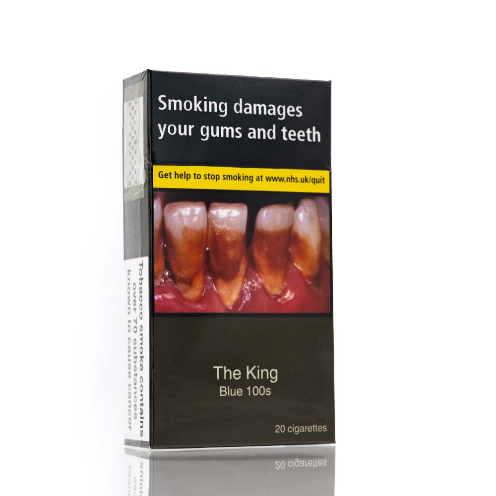 The King Blue Super Kings Cigarettes 20 Pack