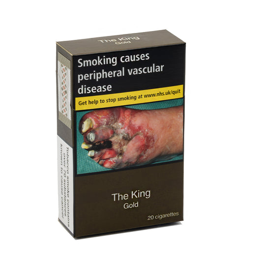 The King Gold King Size Cigarettes 20 Pack
