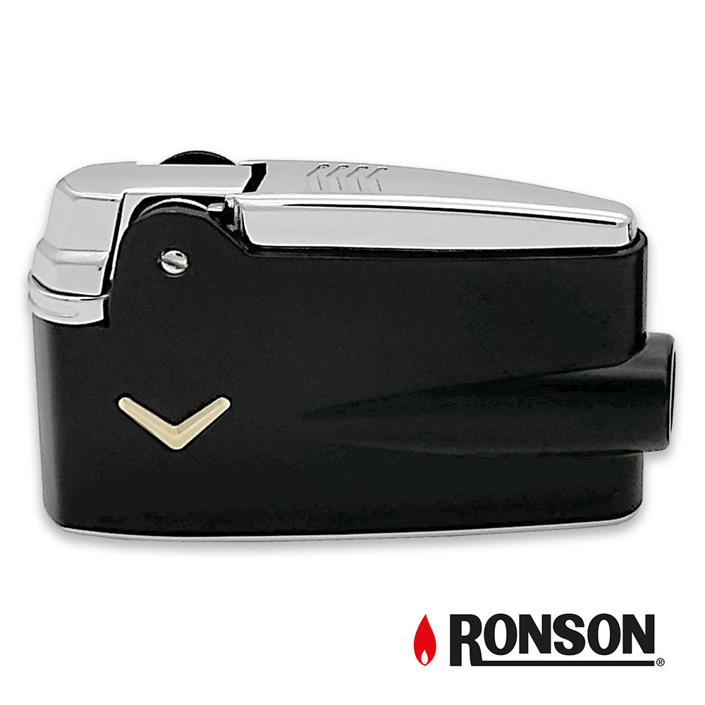 Ronson Premium Varaflame Black Lighter (RFL100004)