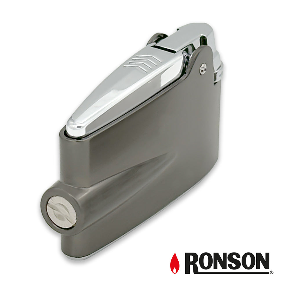 Ronson Premium Varaflame Gun Metal Lighter (RFL100003)