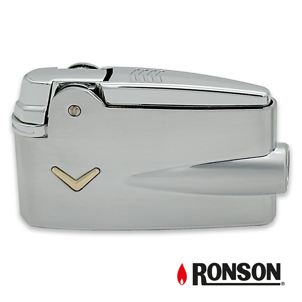 Ronson Premium Varaflame Silver Lighter (RFL100001)