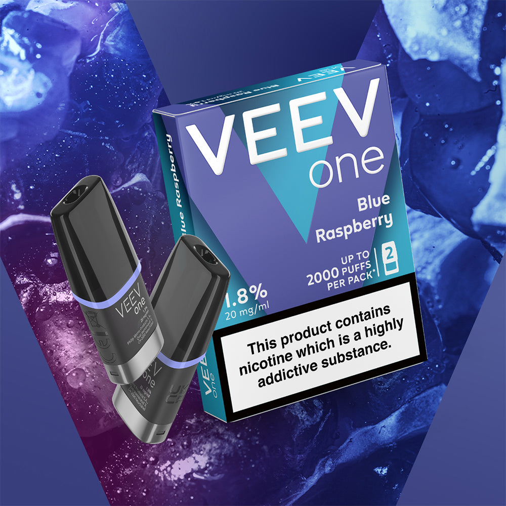 Veev ONE Pods BLUE RASPBERRY | Buy Online | Bull Brand Veev ONE Pods BLUE RASPBERRY | Buy Online | Bull Brand
