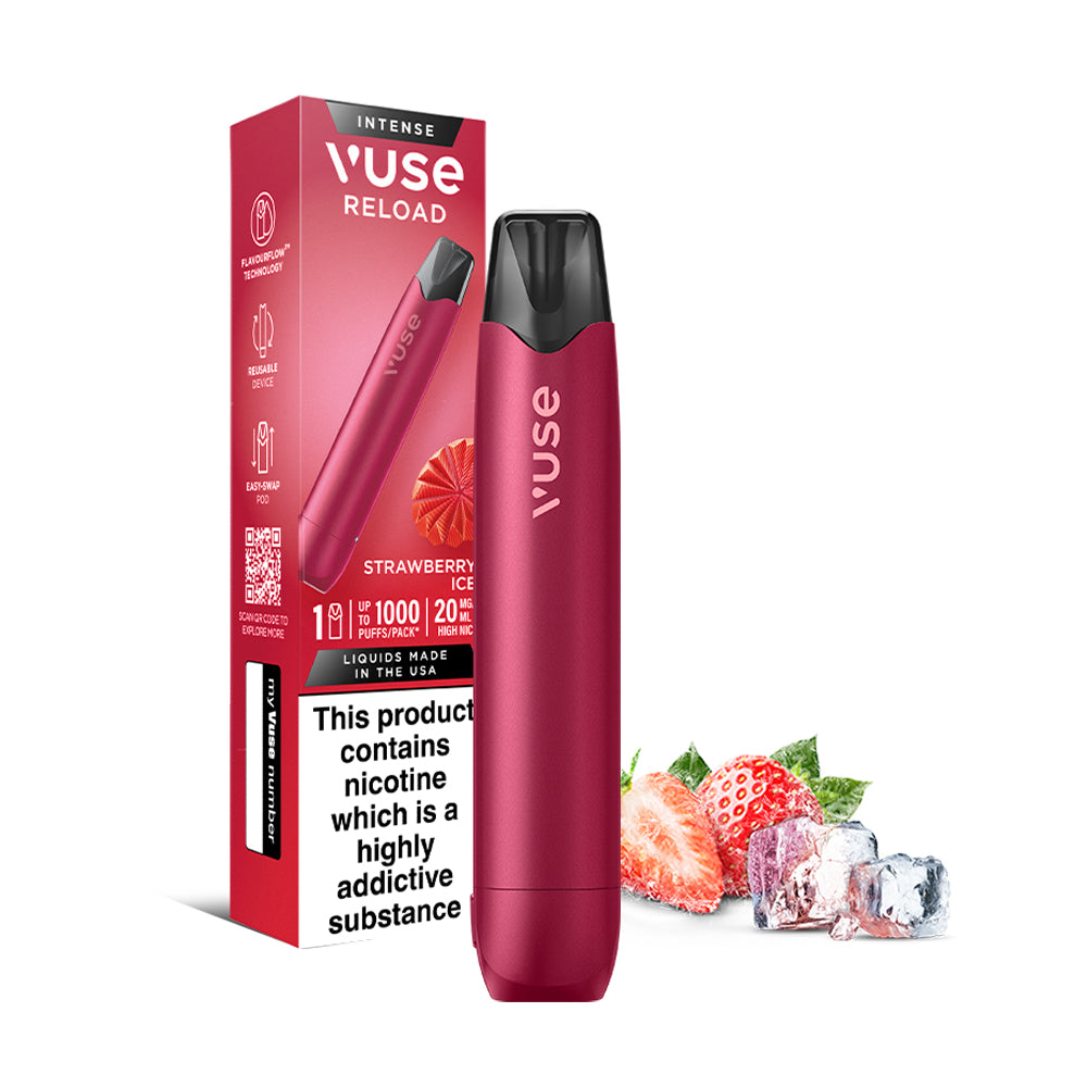 Vuse Go Reload 1000 Pen Strawberry Ice  20MG/ML