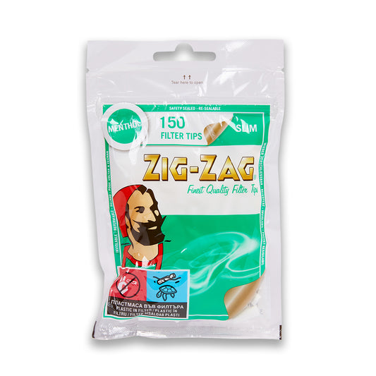 Zig Zag Menthol Slim Filter Tips Bag