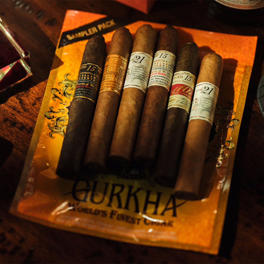 Gurkha Dominican Toro Selection Sampler Pack - 6 Cigars